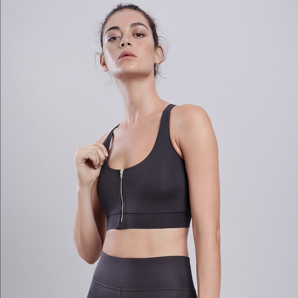 Lynx Active Gray Kiara Sports Bra